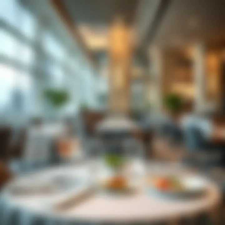 Gourmet dining experience at the hotel's restaurant