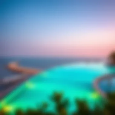 Infinity pool overlooking the Arabian Gulf