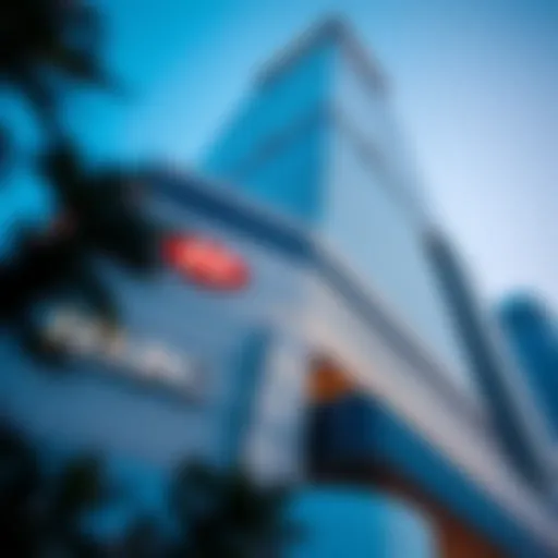 HSBC Tower facade showcasing modern architecture