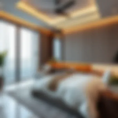 Stylish bedroom reflecting contemporary trends and comfort