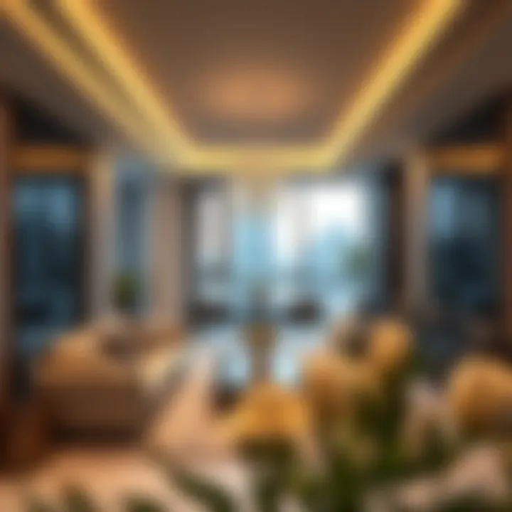 Luxurious interiors of a high-end apartment in JLT Cluster Q