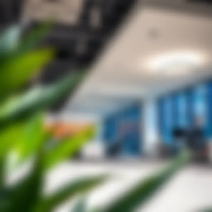 Interior of a high-tech office space in Jumeirah Business Center 5