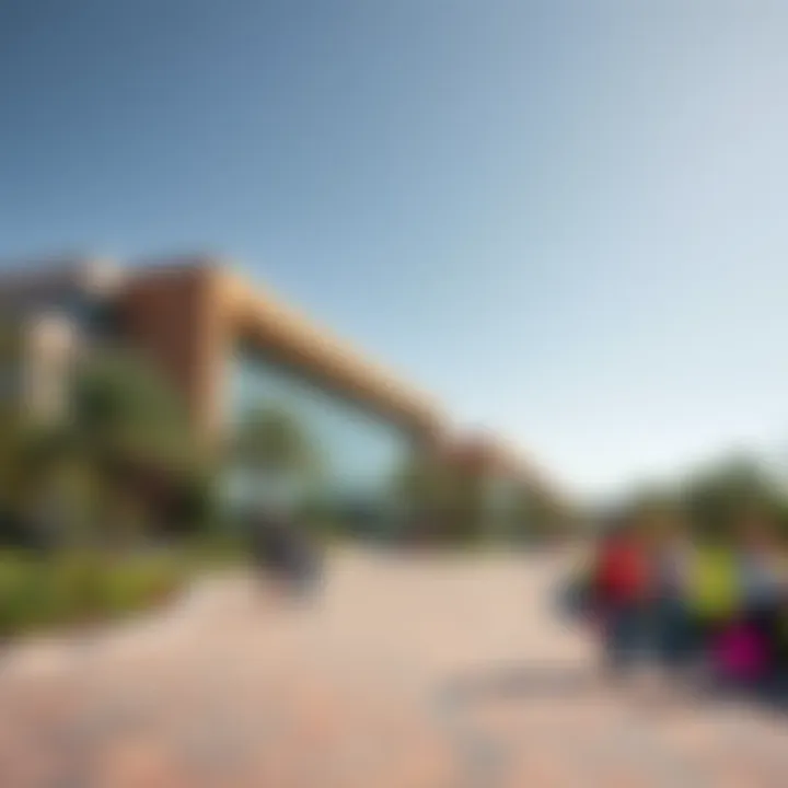 Community engagement and greenery surrounding the Jumeirah Earth Course