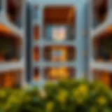 Architectural design of a luxury property in Dubai