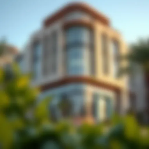 Exterior view of the Lulu Building showcasing its modern design