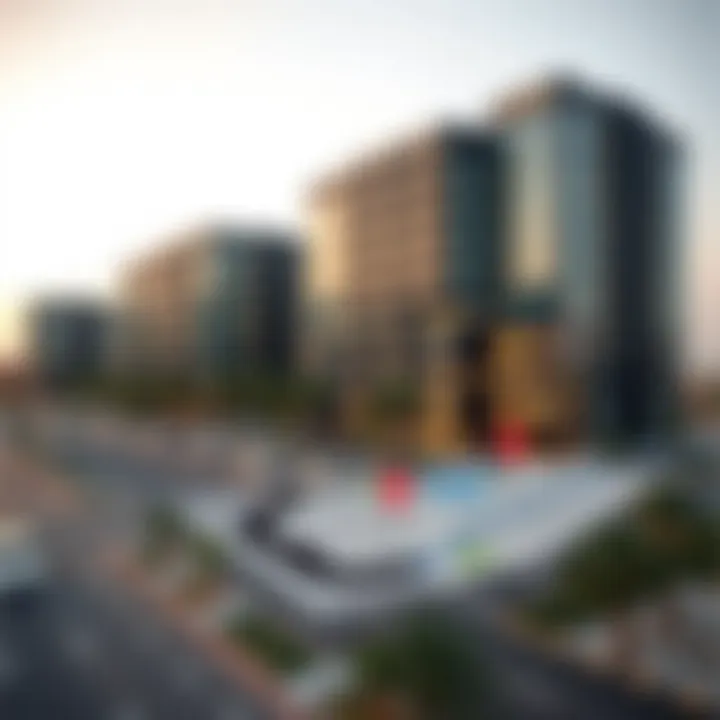 Strategic Positioning of the Lulu Building Map pinpointing the strategic location of the Lulu Building in Satwa