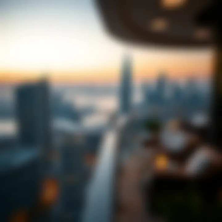 Panoramic skyline view from Marina Suites emphasizing investment potential