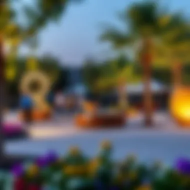 Vibrant community amenities including parks and recreational areas in Meydan District One