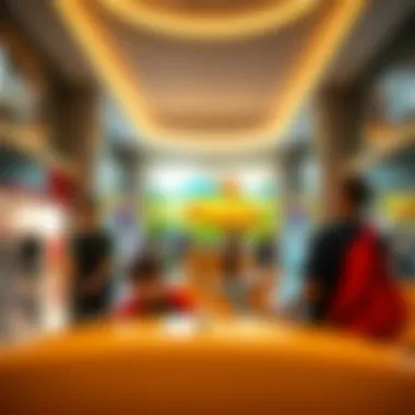 Families enjoying entertainment facilities at Meydan Mall