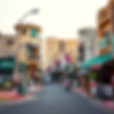 Local Businesses on the Vibrant Streets of Muhaisna Vibrant streets of Muhaisna highlighting local businesses