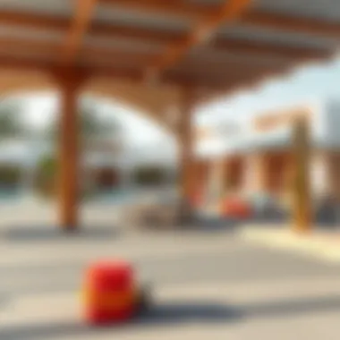 Community amenities within Mushrif Village showcasing recreational options