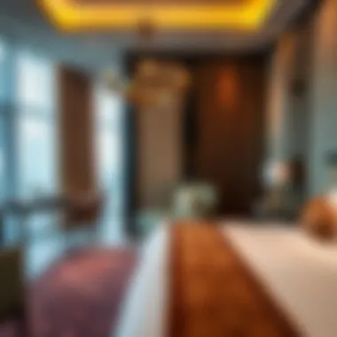 Luxurious guest room interior at Naif Palace Hotel