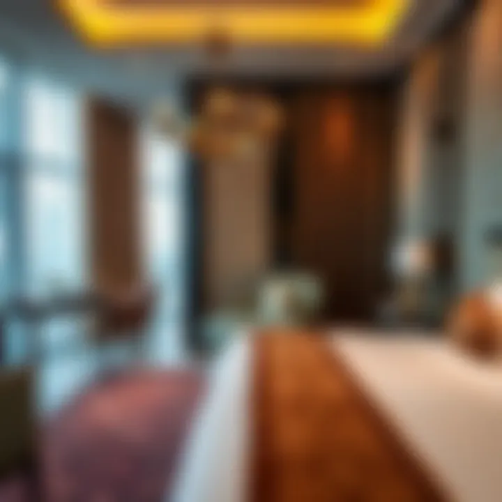 Luxurious guest room interior at Naif Palace Hotel