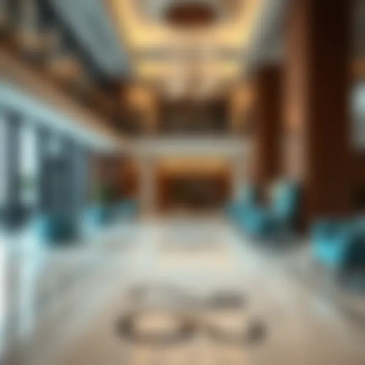 Luxurious amenities within Nashwan Building's common areas