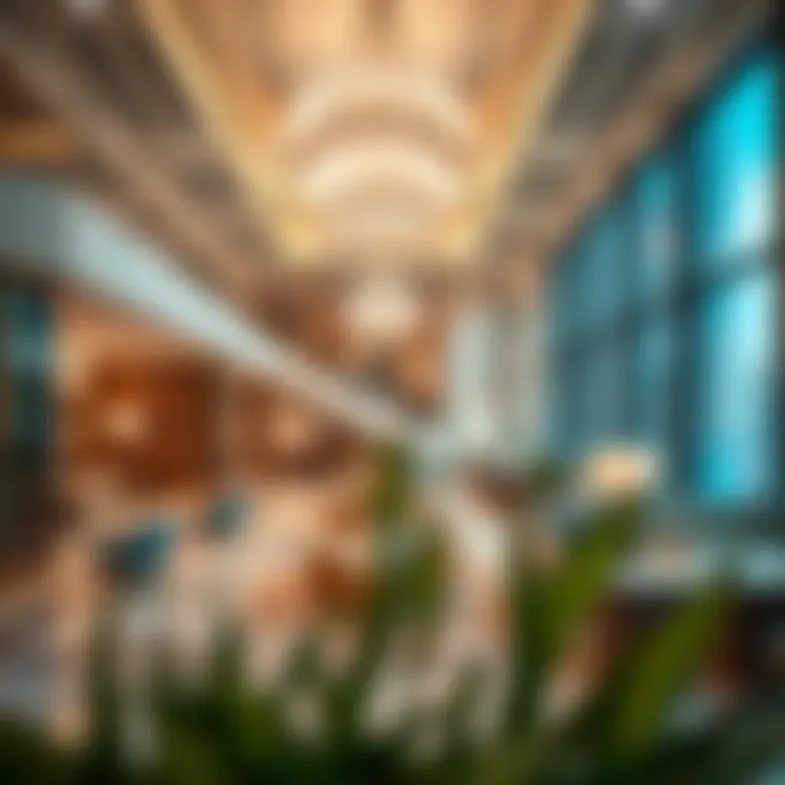 Interior view of Nasir Building highlighting its luxurious amenities