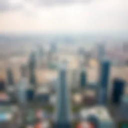 Aerial view of Abu Dhabi skyline showcasing business hubs