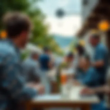 People engaging in community events that foster connections