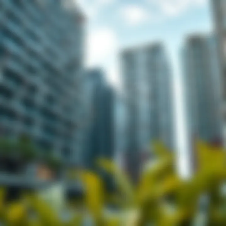 Modern residential buildings reflecting real estate opportunities