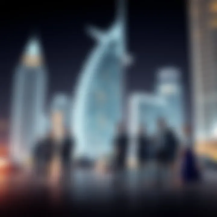 An illustration of key stakeholders in the real estate market