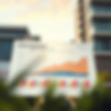 A chart depicting trends in Dubai's property market