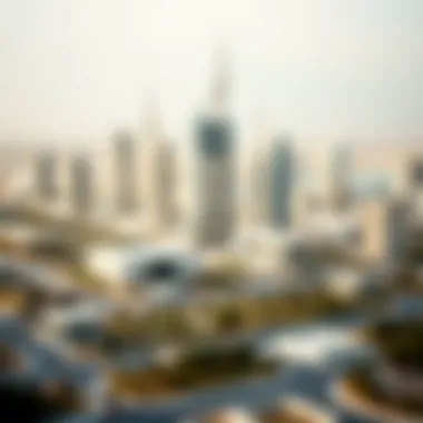 Future Developments: Shaping Dubai's Landscape A scale model of a prominent Dubai development project