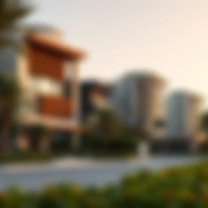 A visual representation of different property types in Dubai