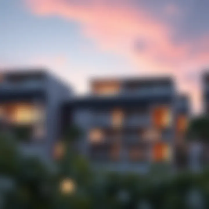 Modern residential project representing investment opportunities in Dubai