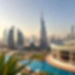 A panoramic view of Dubai's skyline showcasing modern architecture