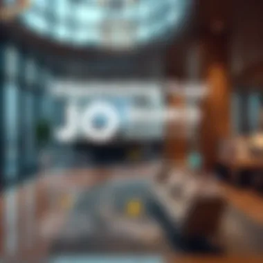 Infographic highlighting tips for job searching