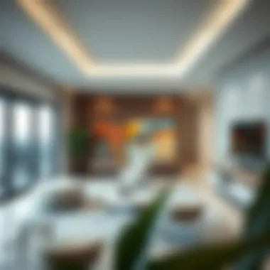 Contemporary Living Space A thoughtfully designed living room in a modern home