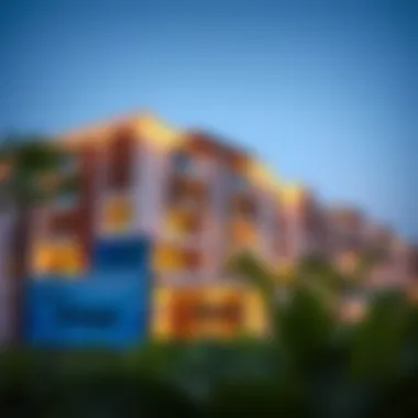 An artistic rendering of Emaar's newest residential project showcasing modern design.