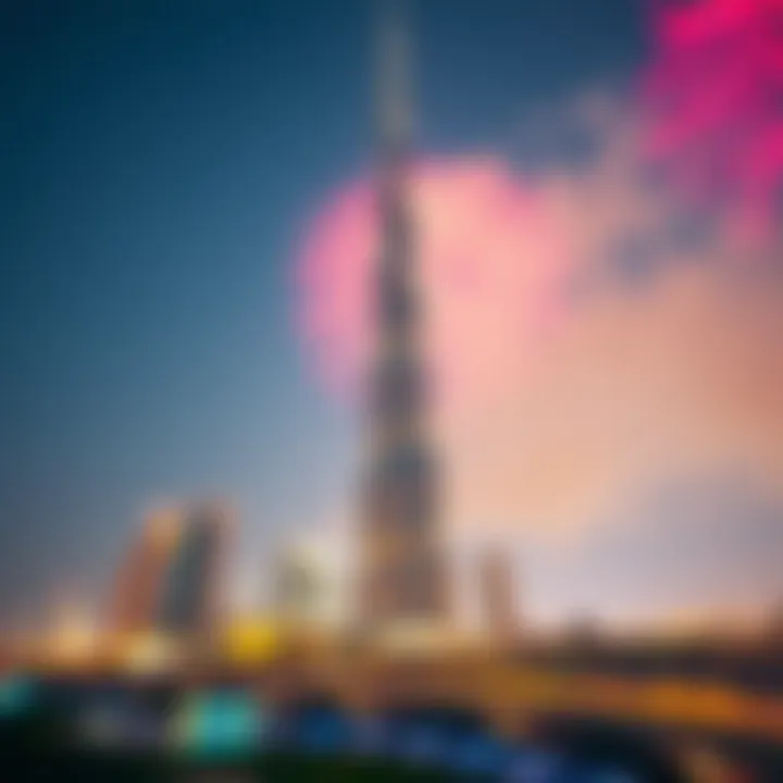 Optimal Viewing Locations for Burj Khalifa Fireworks Summary