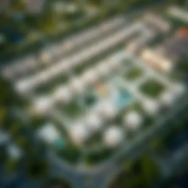 Aerial View of Parkside 1 Community Layout Aerial view of the Parkside 1 community layout