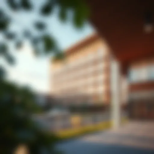 Architectural rendering showcasing the Parkside 1 master plan