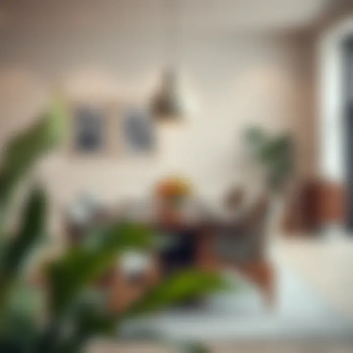 Tastefully set dining table ready for entertaining