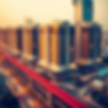 Understanding Property Values in Relation to Salik Infographic depicting property value trends influenced by Salik