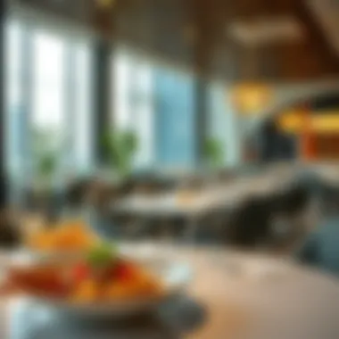 Dining experience at Radisson Blu Yas restaurant