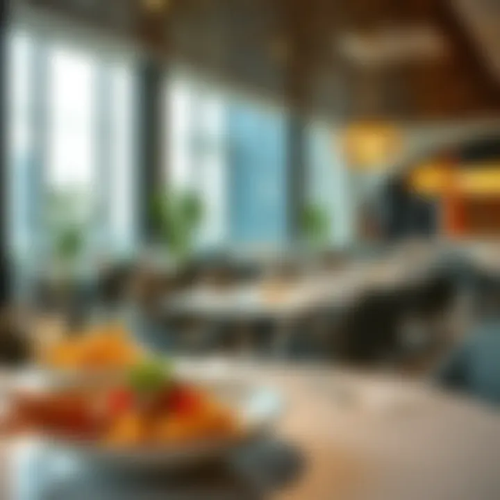 Dining experience at Radisson Blu Yas restaurant