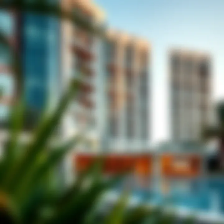 Stunning exterior view of Radisson Blu Yas