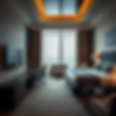 Luxurious room interior at Radisson Blu Yas