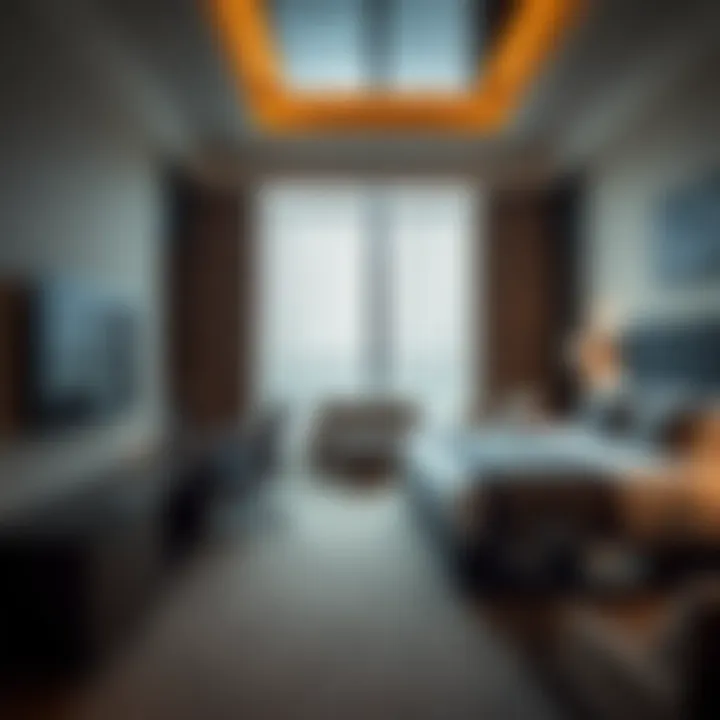 Luxurious room interior at Radisson Blu Yas