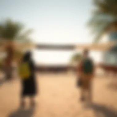Environmental Education at Ras Al Khor Educational program at Ras Al Khor emphasizing conservation awareness
