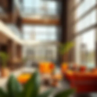 Vibrant community spaces within Rixos Residence designed for upscale living