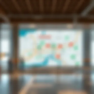 Map highlighting key transportation options in Al Barsha