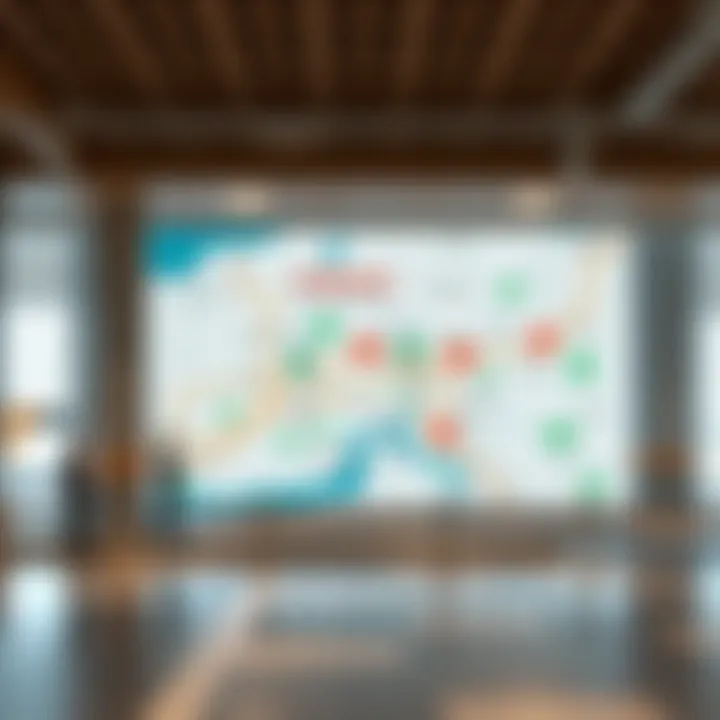 Map highlighting key transportation options in Al Barsha