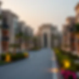 Luxurious residential community in Dubai