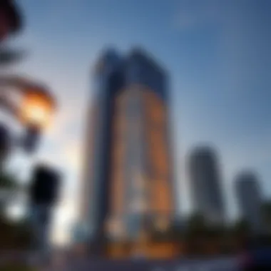 Stunning view of Samaya Tower showcasing its modern architectural design