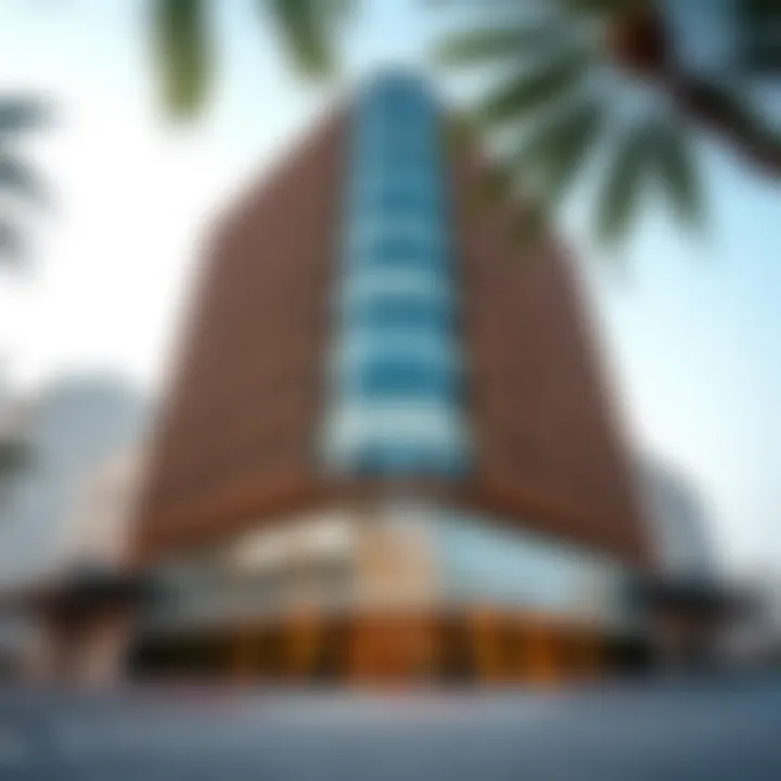 Exterior view of the Sunshine Building showcasing its modern architecture