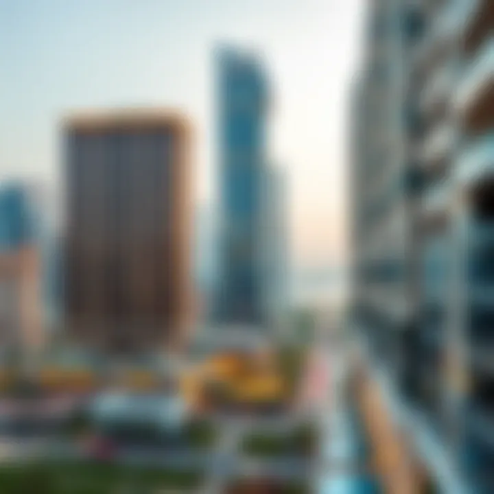 Impact of Tameem House in Dubai's Real Estate Panoramic view of Dubai real estate highlighting Tameem House Building’s impact.