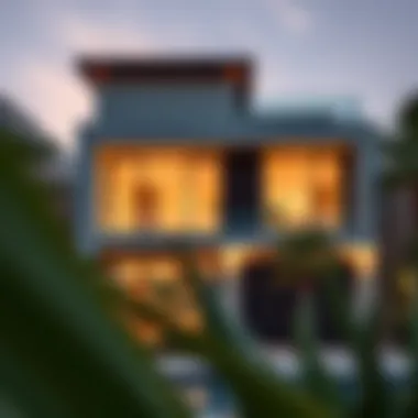 Exterior view of Tameem House showcasing modern architecture